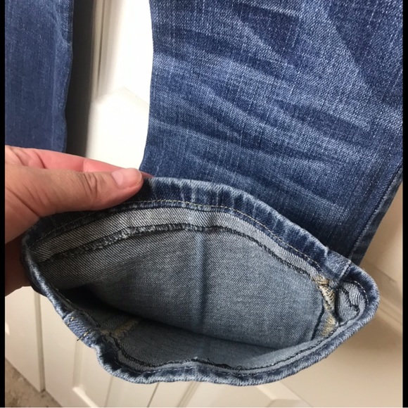 MEK DENIM Getty Slim Boot Jeans Medium Wash Low Rise Bootcut - Picture 9 of 10